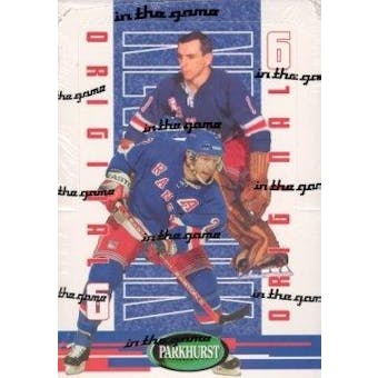 2003/04 Parkhurst Original 6 New York Rangers Hockey Hobby Pack