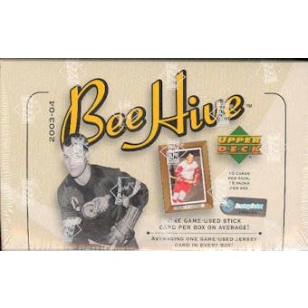 2003/04 Upper Deck Beehive Hockey Hobby Box