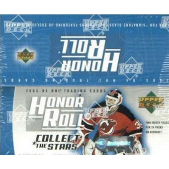2003/04 Upper Deck Honor Roll Hockey 24 Pack Box