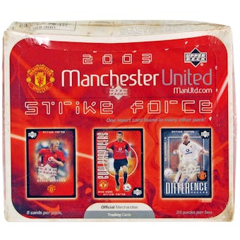 2003 Upper Deck Manchester United Strike Force Soccer Booster Box (As Is)