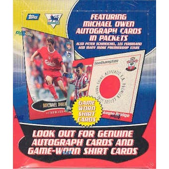 2003 Topps English Premier League Gold Soccer Hobby Box