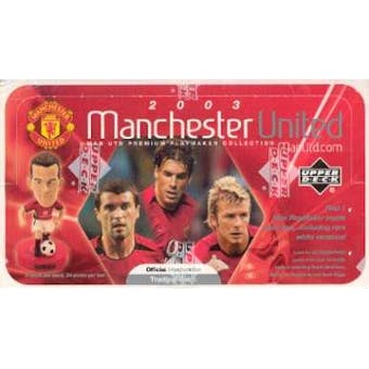 2003 Upper Deck Manchester United Playmaker Soccer Hobby Box