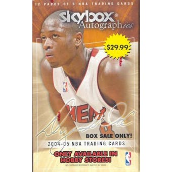 2004/05 Fleer Skybox Autographics Basketball 12 Pack Retail Box