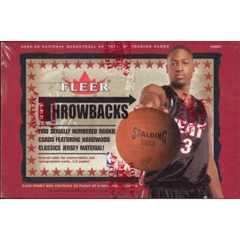 2004/05 Fleer Throwbacks Basketball Hobby Box