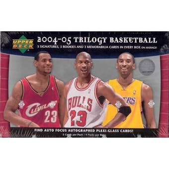 2004/05 Upper Deck Trilogy Basketball Hobby Box