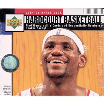 2004/05 Upper Deck Hardcourt Basketball Hobby Box