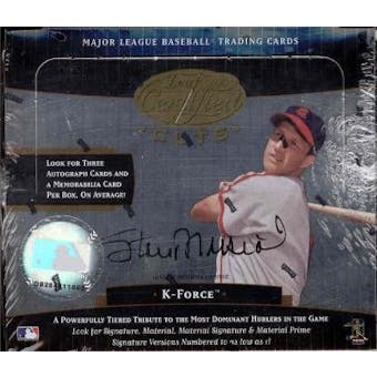 2004 Leaf Certified Cuts Baseball Hobby Box