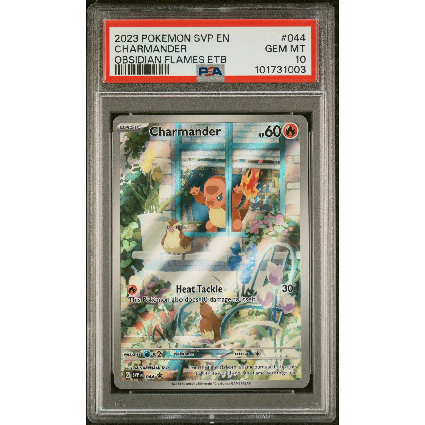 Pokemon Obsidian Flames ETB Promo Charmander SVP 044 PSA 10 GEM MINT | DA Card World Pokemon Obsidian Flames ETB Promo Charmander SVP 044 PSA 10 GEM MINT | DA Card World