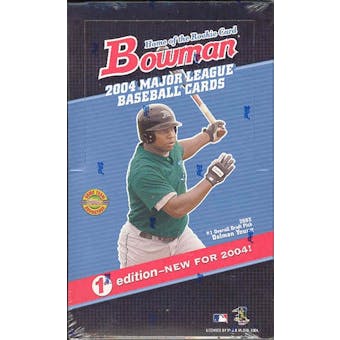 2004 Bowman First Edition Baseball Hobby Box