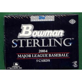 2004 Bowman Sterling Baseball Hobby Pack (Reed Buy)