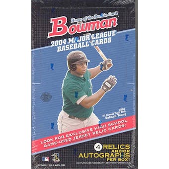 2004 Bowman Baseball Jumbo Box