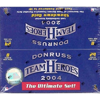 2004 Donruss Team Heroes Baseball 24 Pack Box