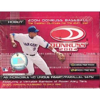 2004 Donruss Baseball Hobby Box