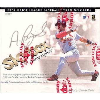 2004 Fleer Skybox Autographics Baseball Hobby Box