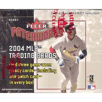 2004 Fleer Patchworks Baseball Hobby Box