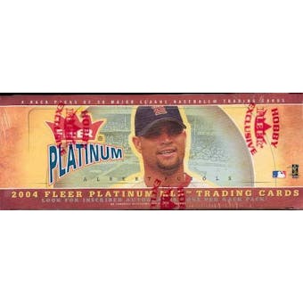 2004 Fleer Platinum Baseball Rack Box