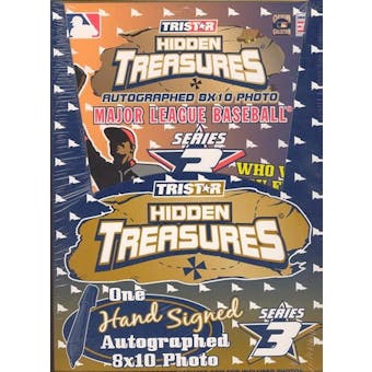 2003 Tristar Hidden Treasures Series 3 Baseball Autographed 8x10s Box