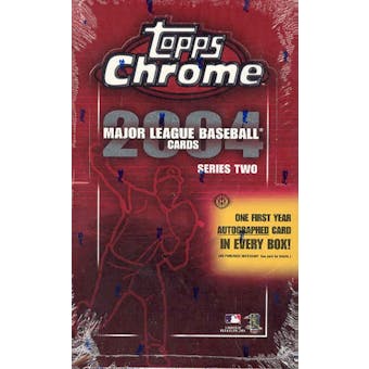 2004 Topps Chrome Series 2 Baseball Hobby Box