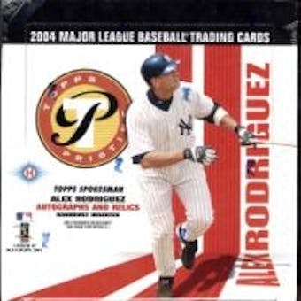 2004 Topps Pristine Baseball Hobby Box