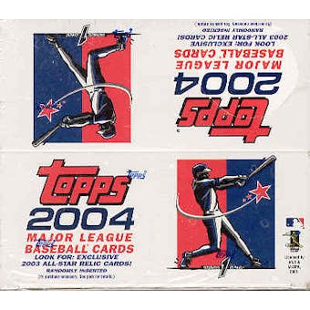 2004 Topps Series 1 24 Pack Baseball Box