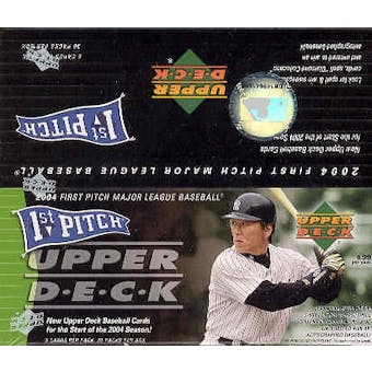 2004 Upper Deck First Pitch Baseball 36 Pack Box