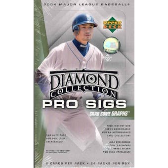 2004 Upper Deck Diamond Collection Pro Sigs Baseball Hobby Box