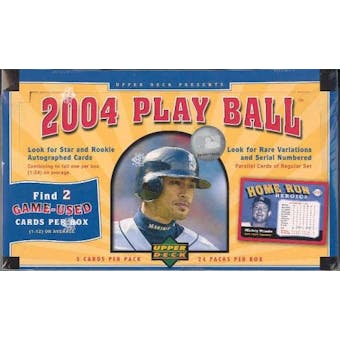 2004 Upper Deck Play Ball Baseball Hobby Box