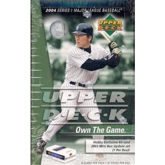 2004 Upper Deck Series 1 Baseball Hobby Box