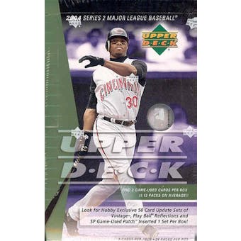 2004 Upper Deck Series 2 Baseball Hobby Box