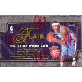 2003/04 Fleer Flair Basketball Hobby Box