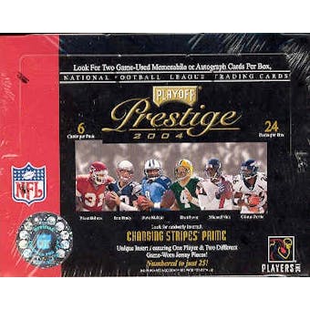 2004 Playoff Prestige Football Hobby Box