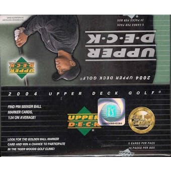 2004 Upper Deck Golf 24 Pack Box
