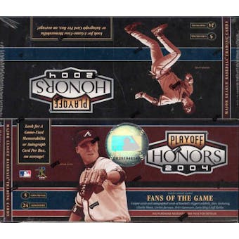 2004 Playoff Honors Baseball 24 Pack Box