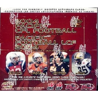 2004 Pacific CFL Football Hobby Box