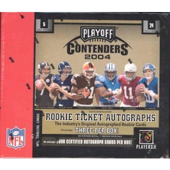 2004 Playoff Contenders Football Hobby Box