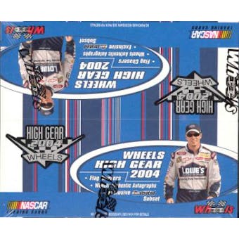 2004 Press Pass Wheels High Gear Racing 24 Pack Box