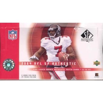 2004 Upper Deck SP Authentic Football Hobby Box