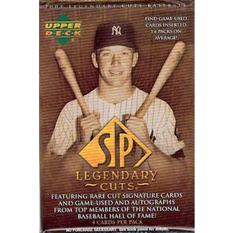 2004 Upper Deck SP Legendary Cuts Baseball Base Set (NM-MT)