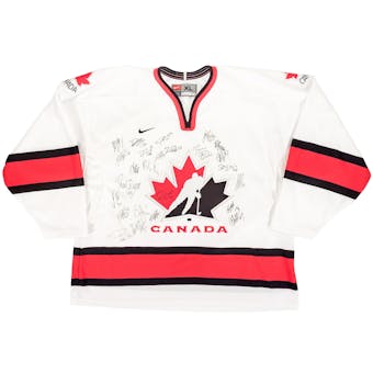 2004 IIHF Autographed Team Canada World Hockey Champonship Nike Jersey (JSA)