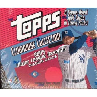 2004 Topps Clubhouse Collection Baseball Hobby Box