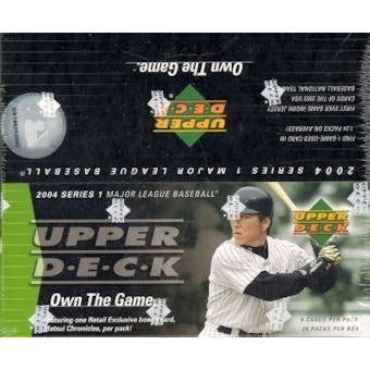 2004 Upper Deck Series 1 Baseball 24 Pack Box