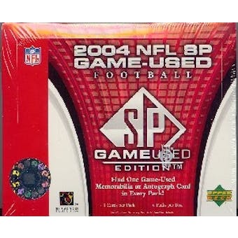 2004 Upper Deck SP Game Used Football Hobby Box
