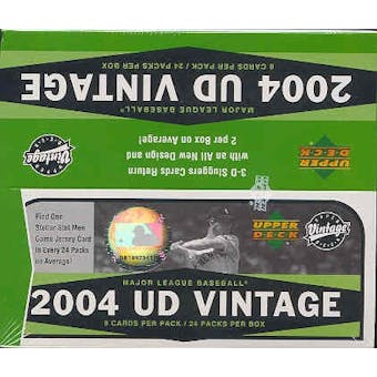 2004 Upper Deck Vintage Baseball 24 Pack Box