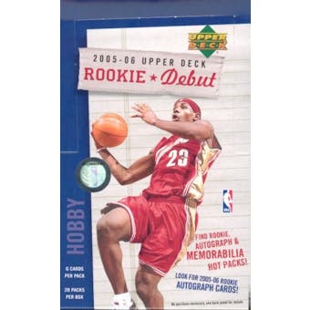 2005/06 Upper Deck Rookie Debut Basketball Hobby Box