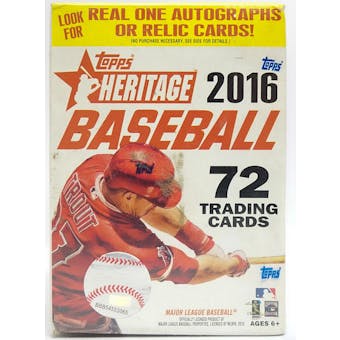 2016 Topps Heritage Baseball 8-Pack Blaster Box