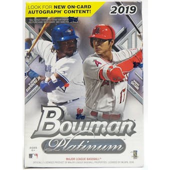 2019 Bowman Platinum Baseball Blaster Box