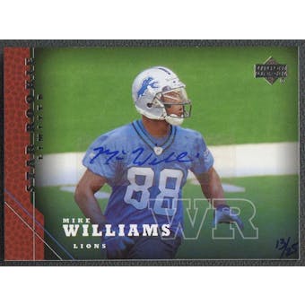 2005 Upper Deck Rookie Predictor Autographs #225 Mike Williams 13/25
