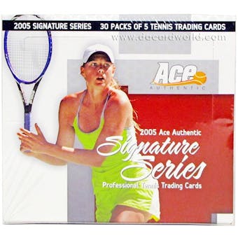 2005 ACE Signature Series Tennis Hobby Box