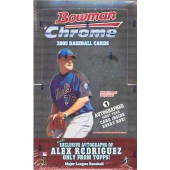 2005 Bowman Chrome Baseball Hobby Box