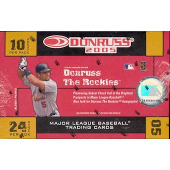 2005 Donruss Baseball 24 Pack Box
